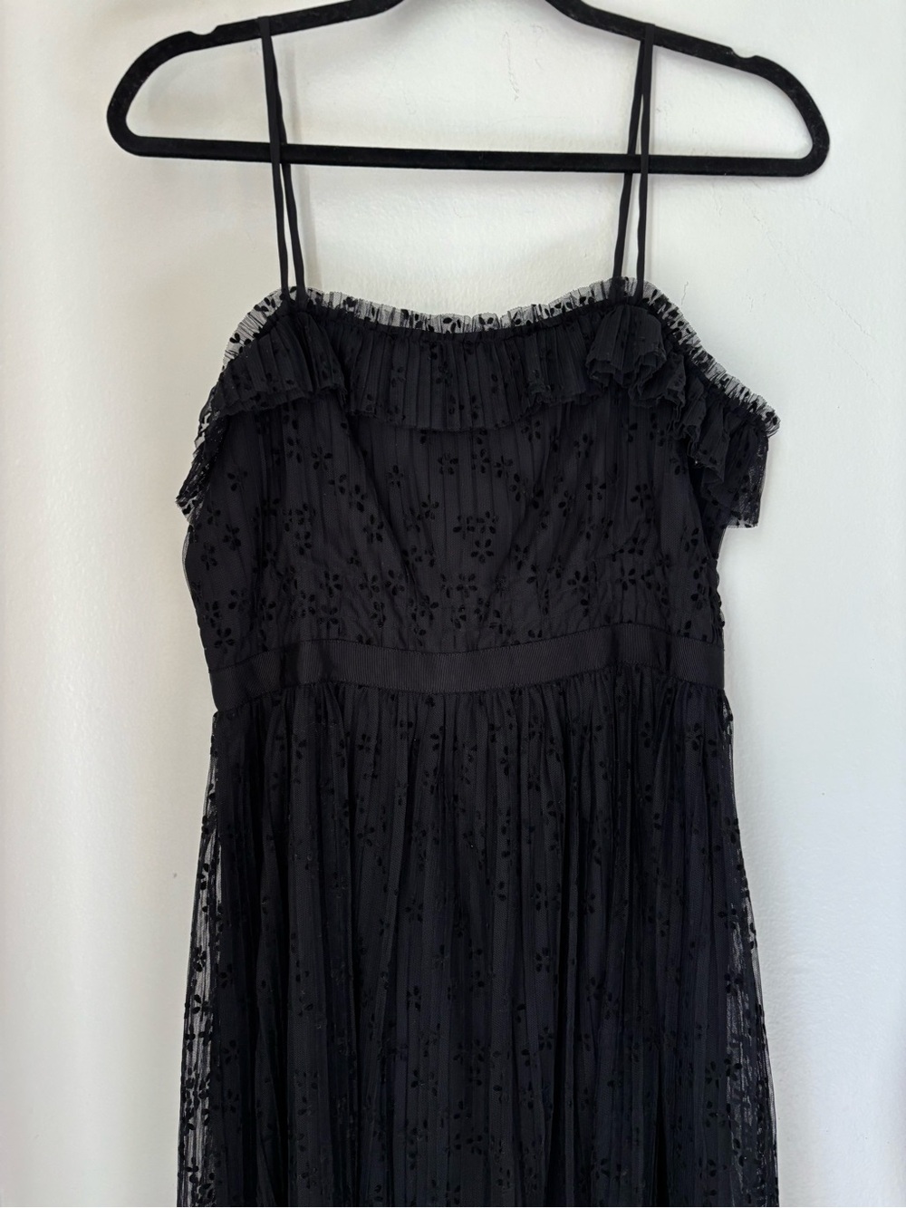 J. Crew Black lace midi Dress - Picture 2 of 6